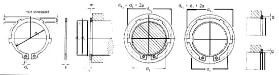 K RINGS FOR SHAFTS DIN 983