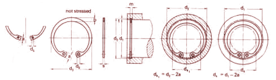 Rings For Housing Bores Heavy Duty DIN: 472 